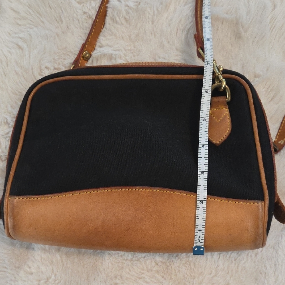 Dooney & Bourke Black and Brown Shoulder Bag - Picture 4 of 12